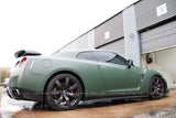 4SRC made Nissan GT R35 Z Style Carbon Replacement Side Skirts