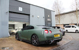 4SRC made Nissan GT R35 Z Style Carbon Replacement Side Skirts