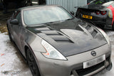 Nissan 370Z Z34 Fairlady Carbon Bonnet with vents