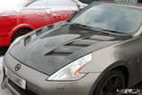 Nissan 370Z Z34 Fairlady Carbon Bonnet with vents