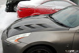 Nissan 370Z Z34 Fairlady Carbon Bonnet with vents