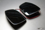 4SRC Nissan GT-R R35 Blue Anti-Glare Heated Wing Mirror Glass with Hidden LED Turn Signals (Pair)