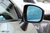 4SRC Nissan GT-R R35 Blue Anti-Glare Heated Wing Mirror Glass with Hidden LED Turn Signals (Pair)