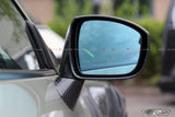 4SRC Nissan GT-R R35 Blue Anti-Glare Heated Wing Mirror Glass with Hidden LED Turn Signals (Pair)