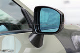 4SRC Nissan GT-R R35 Blue Anti-Glare Heated Wing Mirror Glass with Hidden LED Turn Signals (Pair)