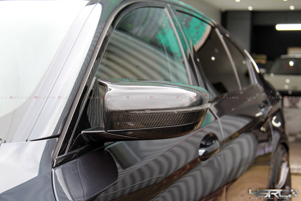 4SRC Full Replacement Prepreg Carbon Mirror Caps For BMW F90 M5 & F9X M8 (2017–2024) – RHD / LHD