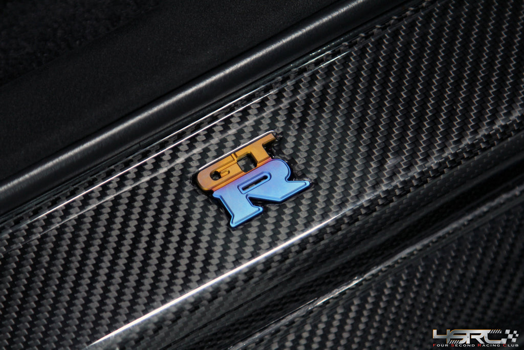 4SRC GT-R R35 Prepreg Carbon Fibre Door Sills (2007–2024, LHD & RHD Compatible)