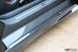 4SRC MY17 EBA Nissan GTR35 OEM style carbon side skirts