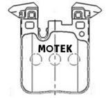 Motek Racing performance brake pads ST600 for BMW M2/3/4 rear calipers - 4 Second Racing Club