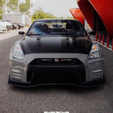 4SRC made MY17 Nismo Style Front bumper with front splitter (Partial Carbon) for 2008-2016
