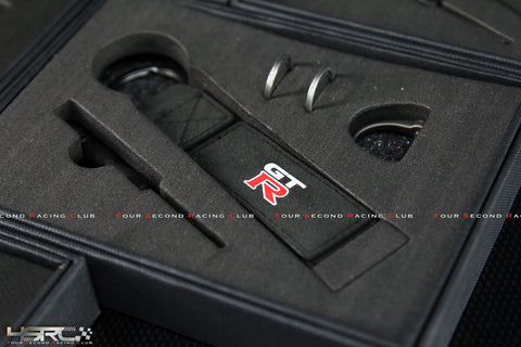GTR Alcantara key ring set