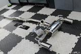 4SRC Evolution X (Evo 10) stainless steel 3" cat back system with tips