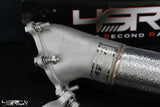 Nissan GT R35 3" stainless and casting down pipes exhaust for 2008-2021