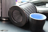 4SRC Nissan GT R35  dry carbon MAF intake pipes kit