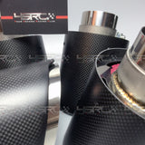 Nissan GT R35 Carbon fibre exhaust tips - 4 Second Racing Club