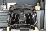4SRC Made MY17 Nissan GTR35 LB3 style carbon bonnet - EBA model