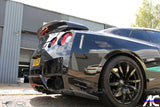 Nissan GT R35 Rear bumper carbon fibre spats - 4 Second Racing Club