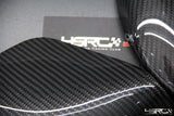 4SRC Made Nissan GT R35 dry carbon fibre mirror caps half cover