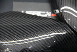 4SRC Made Nissan GT R35 dry carbon fibre mirror caps half cover