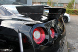 4SRC made Nissan GT R35 N Spec Rear Spoiler prepreg carbon made