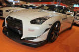 Nissan GT R35 Super big downforce full carbon fibre front lip for CBA 2008-2011 car - 4 Second Racing Club