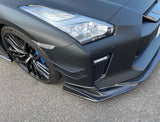 4SRC Made MY17 EBA 2017-2022 Nissan GT R35 TS Spec Dry Carbon Fibre Front Lip Splitter