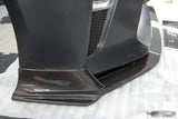 4SRC Design 2017-2019 EBA MY17 GTR35 Super Brakes Cooling Carbon Front Splitter - 4 Second Racing Club