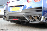 4SRC Design  GT R35 2012-2021 GTR R35 Carbon Fibre Diffuser Blades