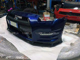 Nissan GT R35 Carbon DBA 12-16 Nismo style Front Lip Splitter and Brake Cooling - 4 Second Racing Club
